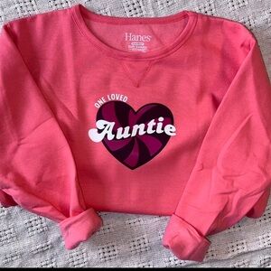 Thrifted Hanes sweatshirt with custom design!